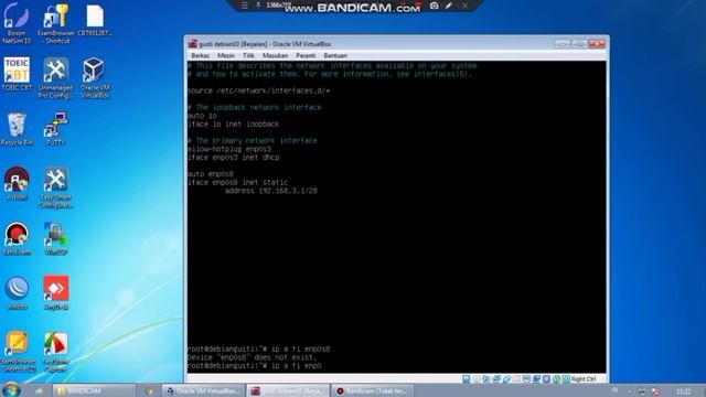 konfigurasi DHCP server Debian 10 смотреть онлайн