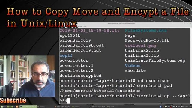 How to Copy, Move, Remove and Encrypt a File in Unix/Linux смотреть онлайн