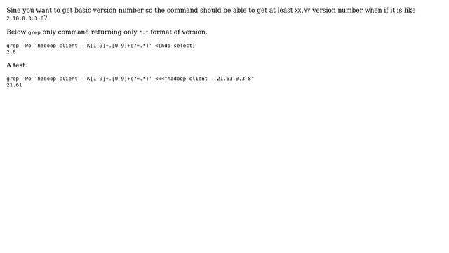 Unix & Linux: How to cut float version numbers + linux? (4 Solutions!!) смотреть онлайн