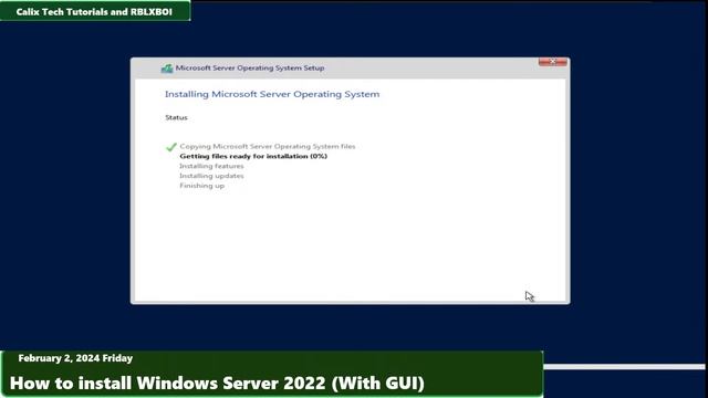 How to install Windows Server 2022 wuth GUI смотреть онлайн