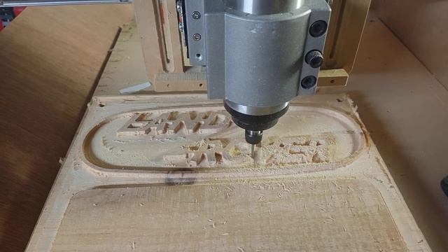 DIY CNC Land Rover logo carving смотреть онлайн