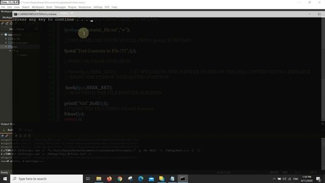 RANDOM ACCESS - fseek(),rewind(),ftell(),fgetpos(),fsetpos() смотреть онлайн