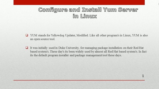 Configure and Install Yum Server in Linux смотреть онлайн