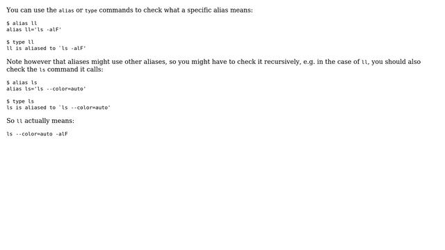 Ubuntu: What command is the alias ll for? (3 Solutions!!) смотреть онлайн