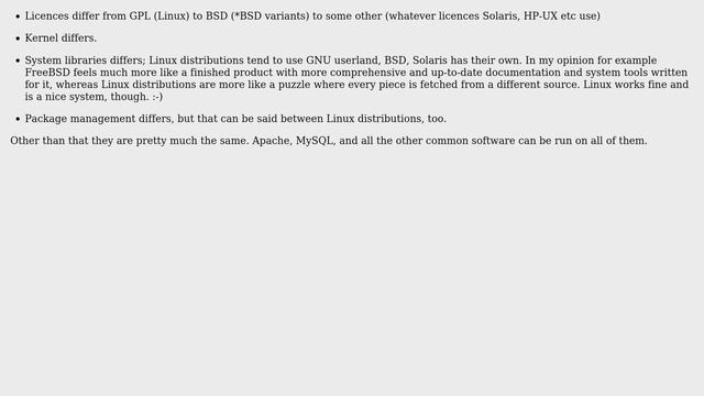 DevOps & SysAdmins: What is the difference between Linux and Unix "in general" and "command-line"? смотреть онлайн