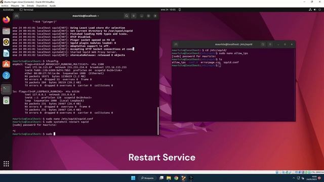 Setting up a proxy server using Squid in Ubuntu смотреть онлайн