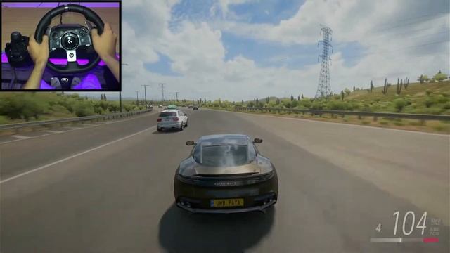 Aston Martin DBS - Forza Horizon - 5 Logitech H910 Gameplay