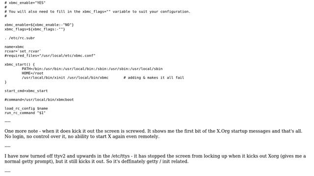 Unix & Linux: Custom X application RCNG startup script woes смотреть онлайн