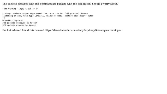 Unix & Linux: Tcpdump:malicious packets? смотреть онлайн