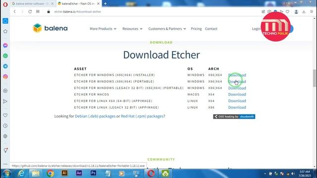 how to download and install balenaEtcher software on windows. смотреть онлайн