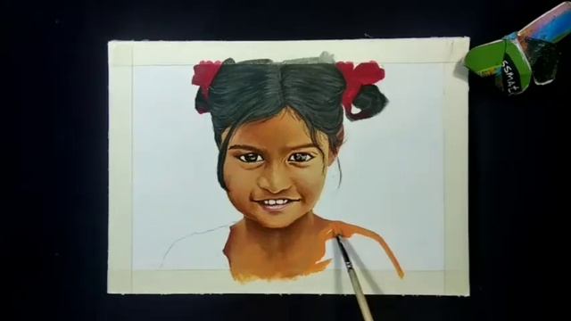 PORTRAIT PAINTING IN ACRYLIC ON CANVAS || PART - 2 || SAMUJJAL PRATIM смотреть онлайн