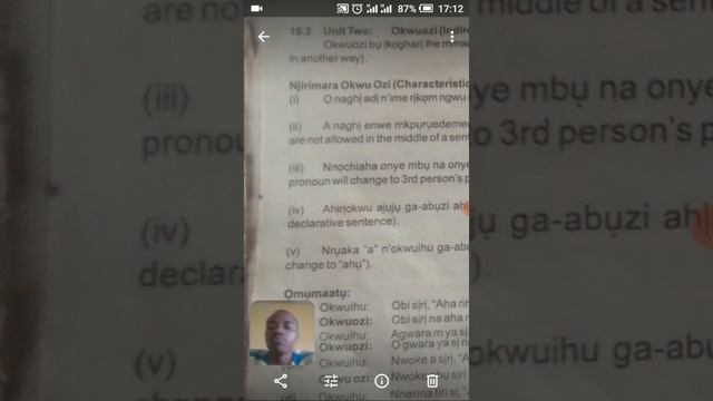 Direct and Indirect speech in Igbo language/Jss2/ 3rd term смотреть онлайн