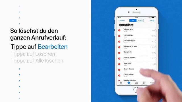 So löschst du eine Anrufliste auf dem iPhone — Apple Support смотреть онлайн
