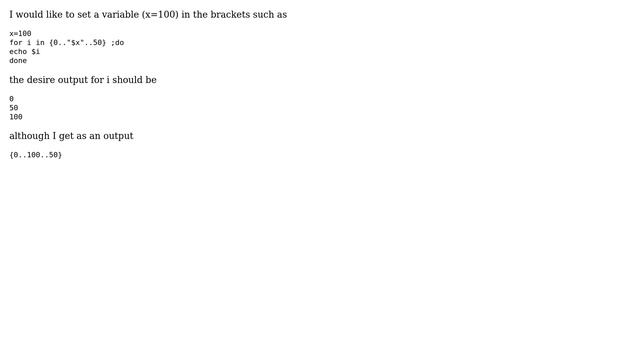Unix & Linux: Why is Brace expansion with variables not working as expected? (2 Solutions!!) смотреть онлайн