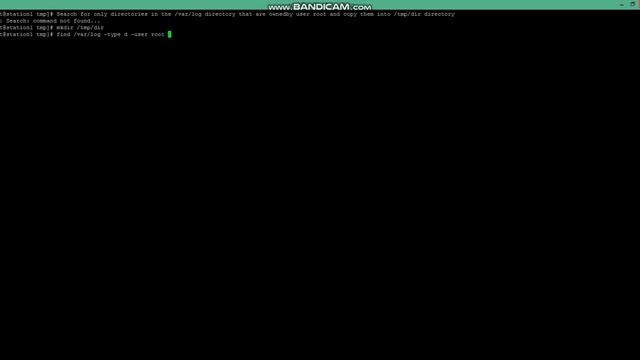 Bash. Find command example смотреть онлайн