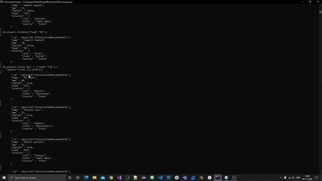 DBMSL-B2-MongoDB CRUD operations. смотреть онлайн