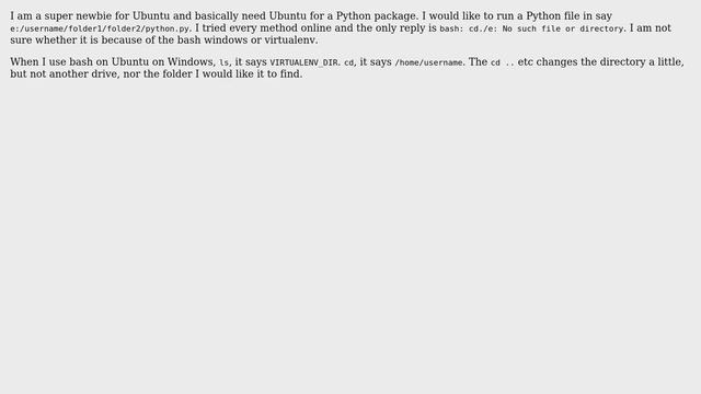 Ubuntu: Can I change directory to a Windows drive in Ubuntu Bash on WSL? (2 Solutions!!) смотреть онлайн