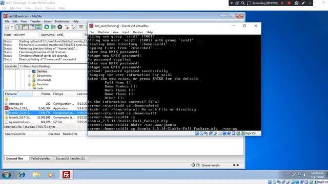 Konfigurasi Dns, DHCP, Ftp, Joomla Debian 5 смотреть онлайн