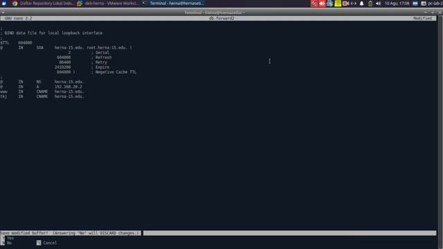 DNS SERVER pada DEBIAN 11 смотреть онлайн