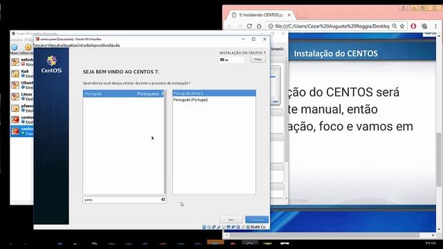 1) Instalando CentOS смотреть онлайн