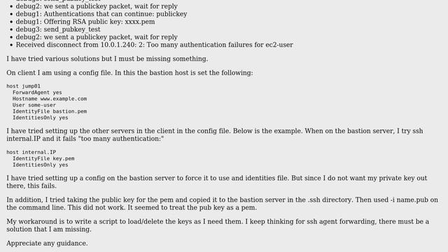 ssh agent forwarding failing at 6 keys смотреть онлайн