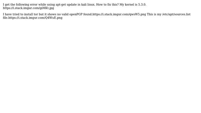 apt-get update showing errors in kali linux смотреть онлайн