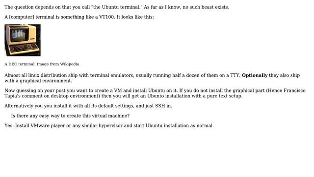 Linux virtual machine for command line (non-GUI) usage (2 Solutions!!) смотреть онлайн