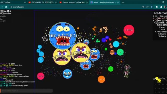 Gameplay - Sigmally Agar.io Private Server смотреть онлайн