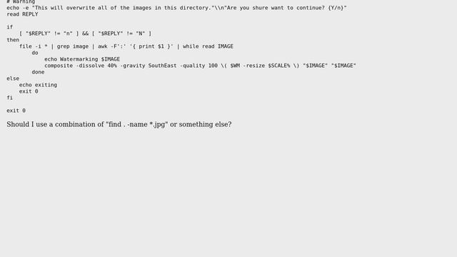 Unix & Linux: Recursively execute imagemagick composite command in directory tree смотреть онлайн