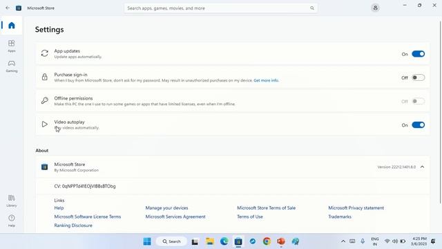 Disable Video AutoPlay in Microsoft Store смотреть онлайн