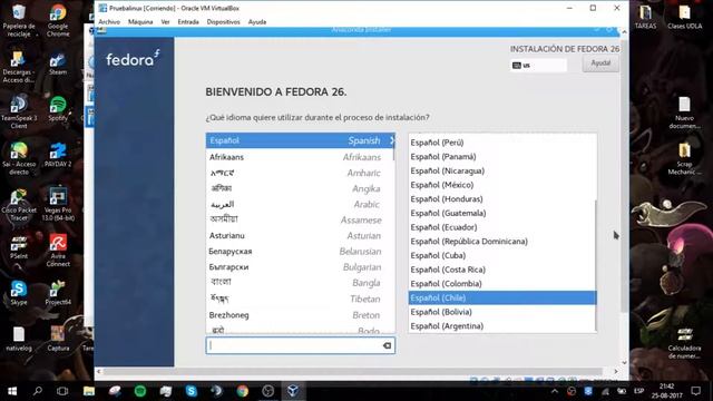 Instalacion Fedora - virtualBox- tarea N°3 смотреть онлайн