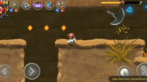 Level 2-2. Прохождение игры Super Jungle Jump на Android