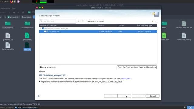 Lec 10 Installing Installation Manager on Linux User mode смотреть онлайн