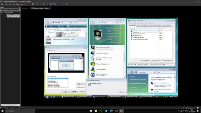 Установка Windows Vista на VMware Workstation 17 Pro, и установка драйверов смотреть онлайн