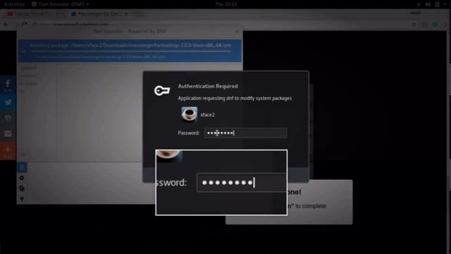 Install facebook messenger di fedora 26 || sb.bergerak смотреть онлайн