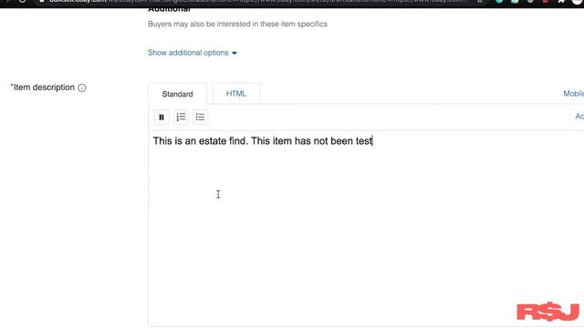 How To Do Your FIRST eBay Listing [Step By Step] смотреть онлайн