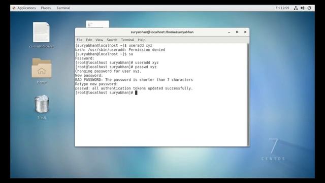 How to create user account in CentOS Linux in Hindi смотреть онлайн