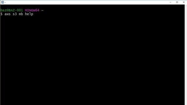 Create S3 bucket with AWS CLI смотреть онлайн