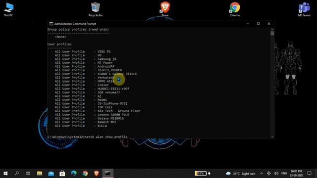 Find Wifi Password Using CMD | Wifi Password | смотреть онлайн