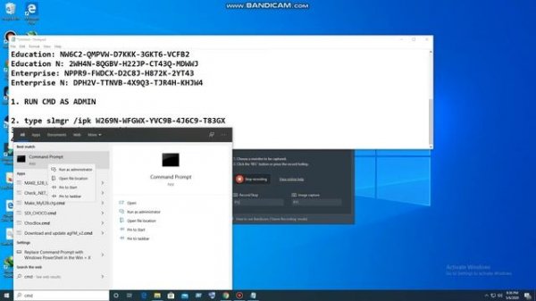 Activate Windows 10 Any version using CMD - 2020