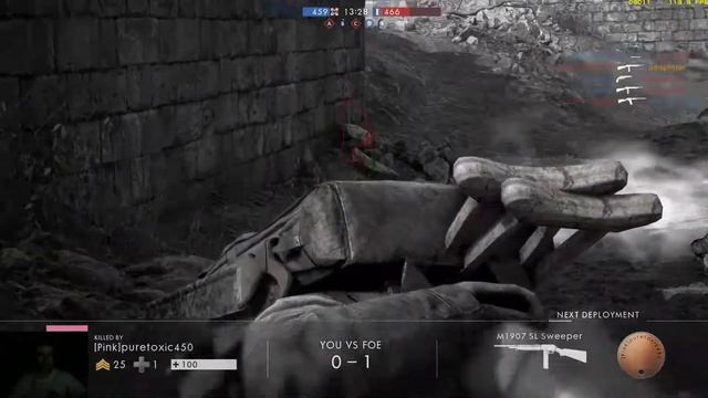 BF1 Fort de Vaux aggressive enemy loss смотреть онлайн