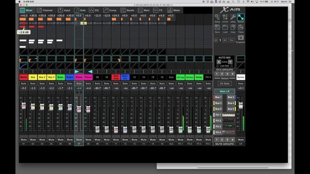 Einrichten Eines Behringer X-Air Oder Midas MR-Mischpults (XR12, XR16, XR18, MR12, MR18)