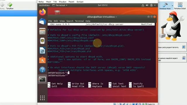 Konfigurasi DHCP Server Ubuntu смотреть онлайн