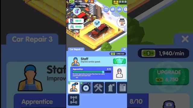 3 Mechanics - Car Fix Tycoon - Gameplay Walkthrough Part 03 (iOS, Android) смотреть онлайн