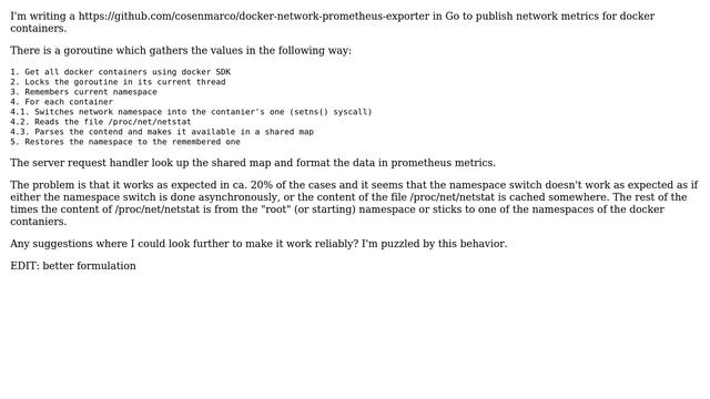 DevOps & SysAdmins: Weird issue with linux network namespace switching смотреть онлайн