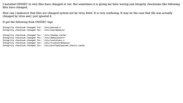 HOw to know if files md5 chnaged by virus or system itself centos (2 Solutions!!) смотреть онлайн