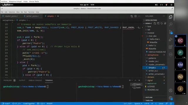 Memoria compartida - Sistemas operativos 2021-2 смотреть онлайн