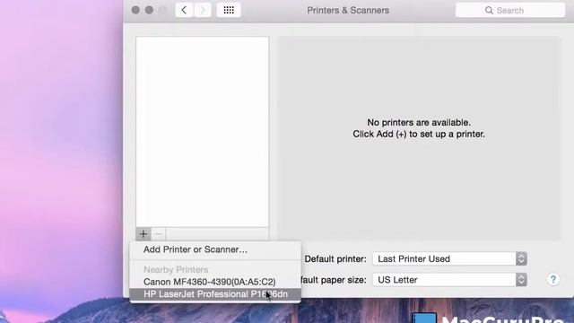 Installing a Wi-Fi printer on Mac OS X смотреть онлайн