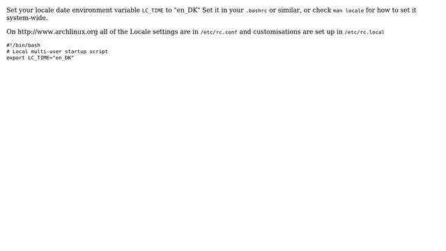 How do I set the date format to ISO globally in Linux? (5 Solutions!!) смотреть онлайн