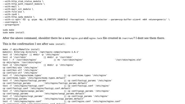 DevOps & SysAdmins: Pid and Lock files are not created in Nginx custom build Centos 7 смотреть онлайн